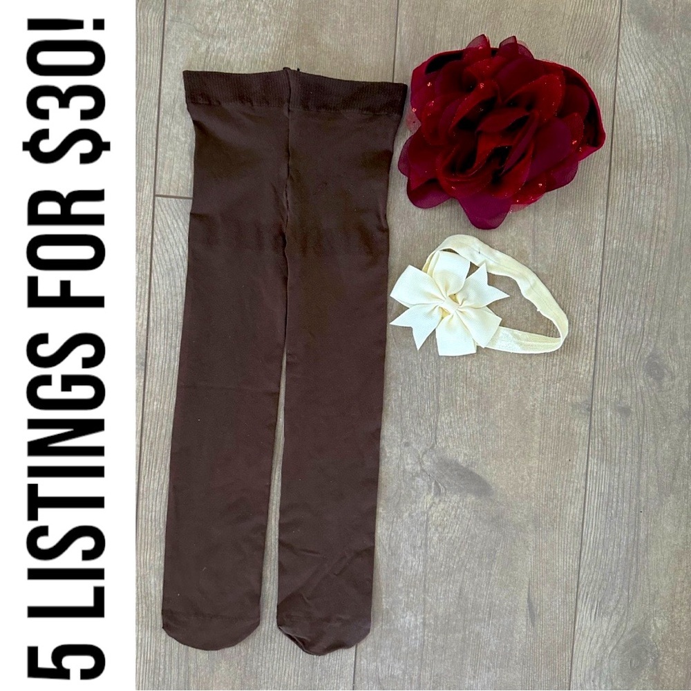 Sonoma baby girl 9-18 months & two matching girly hairpieces